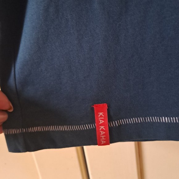 Kia Kaha Men's N Garu T Shirt Tattoo Design Crew Neck Sz XL Teal NWT - Picture 6 of 9